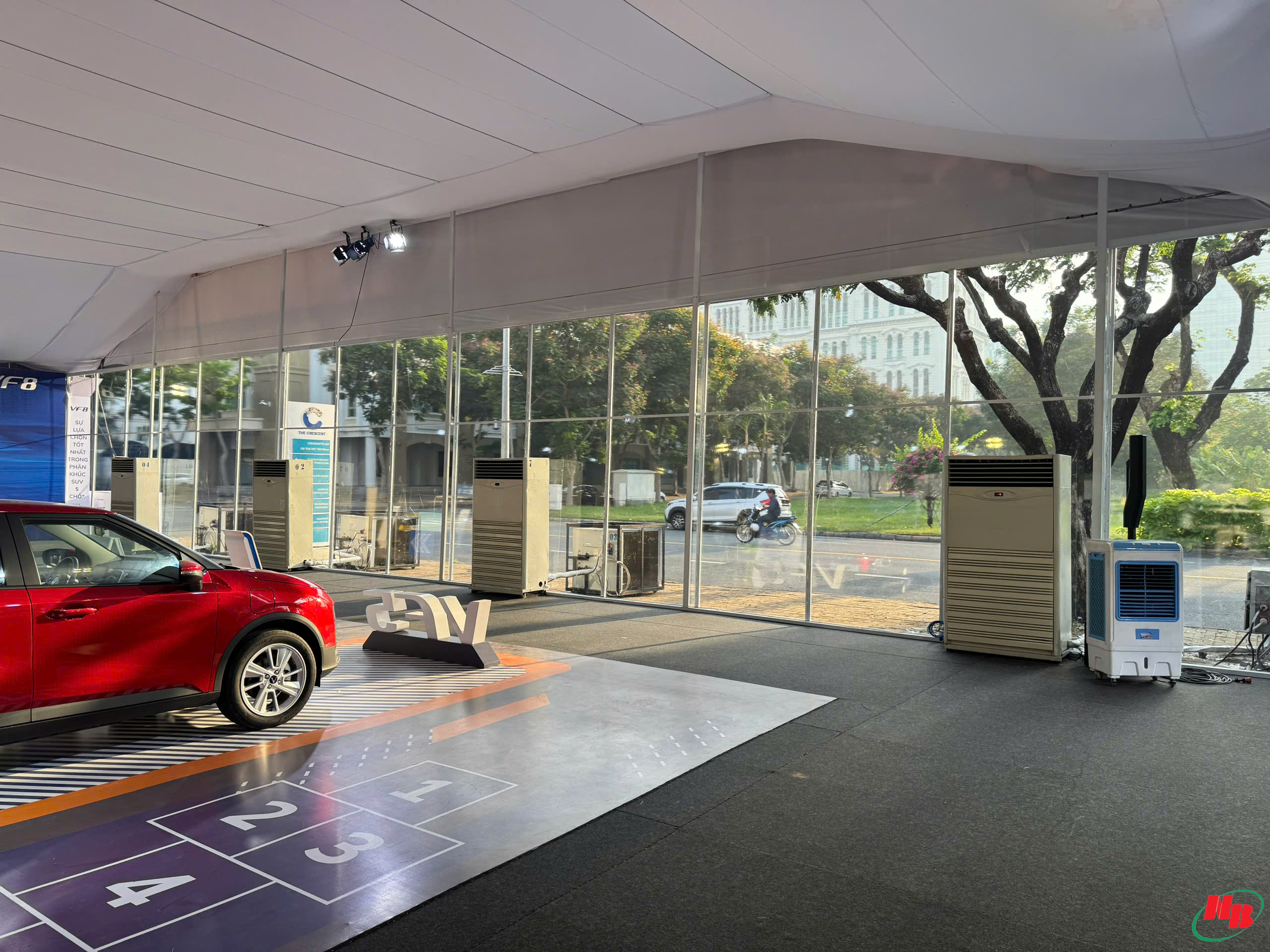 Cho thuê máy lạnh tại sự kiện lái thử VinFast VF 8 ở quận 7 HCM